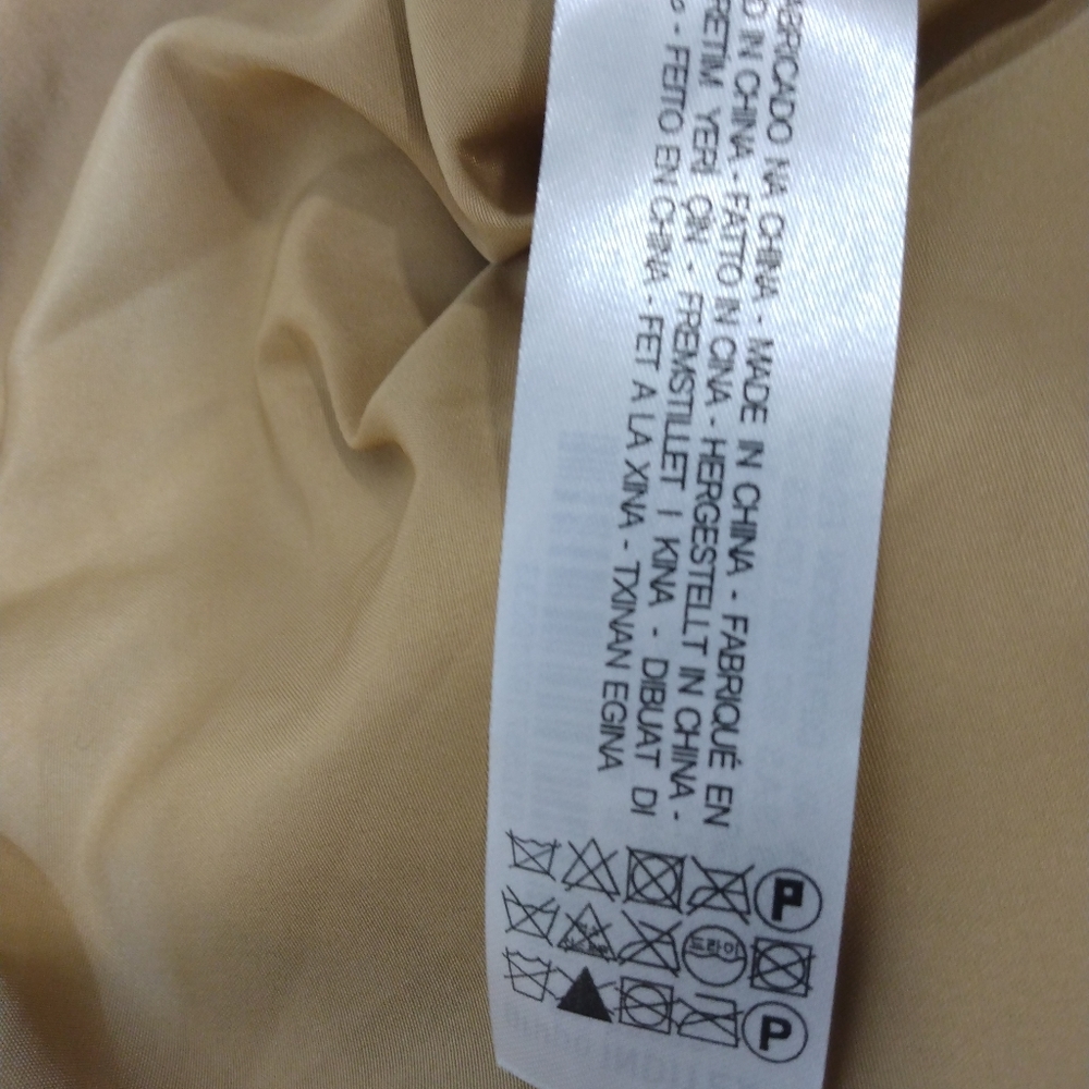 ZARA beige fleece coat size Medium - Picture 16 of 16